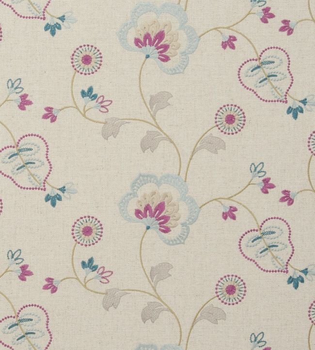 Chatsworth Fabric by Clarke & Clarke Duck Egg