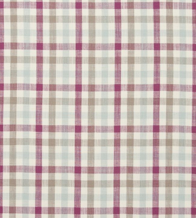 Hatfield Fabric by Clarke & Clarke Raspberry