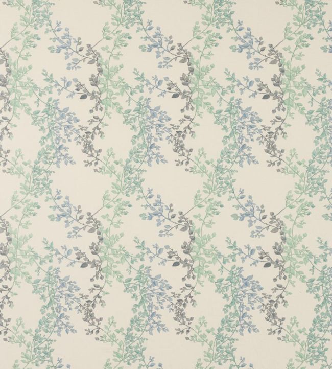 Clemence Fabric by Jane Churchill Blue/Aqua