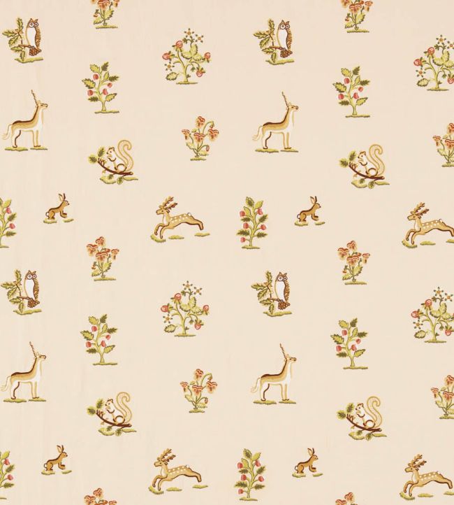 Clemence Fabric by Sanderson Russet/Sand