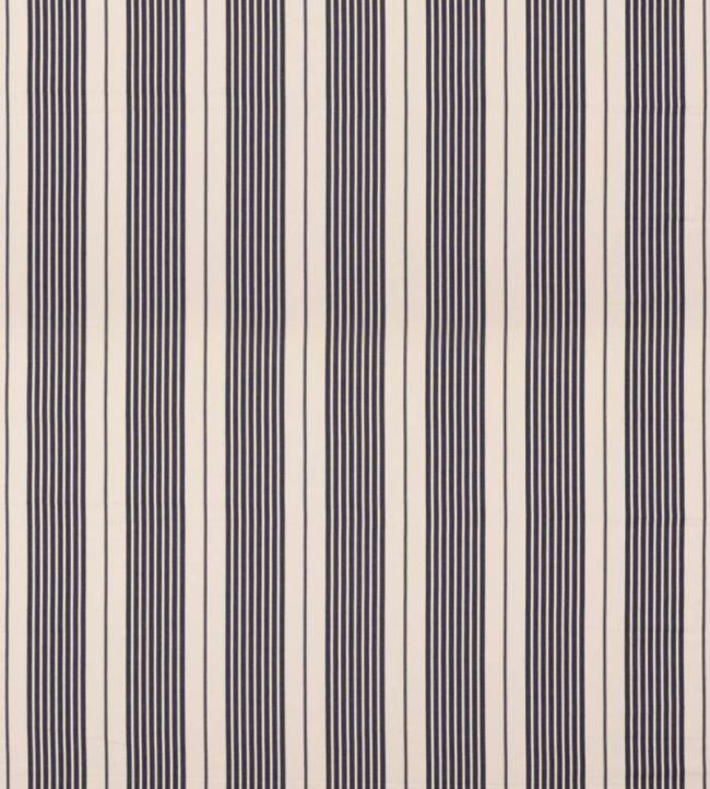 Cliff Stripe Fabric by Mulberry Home Indigo