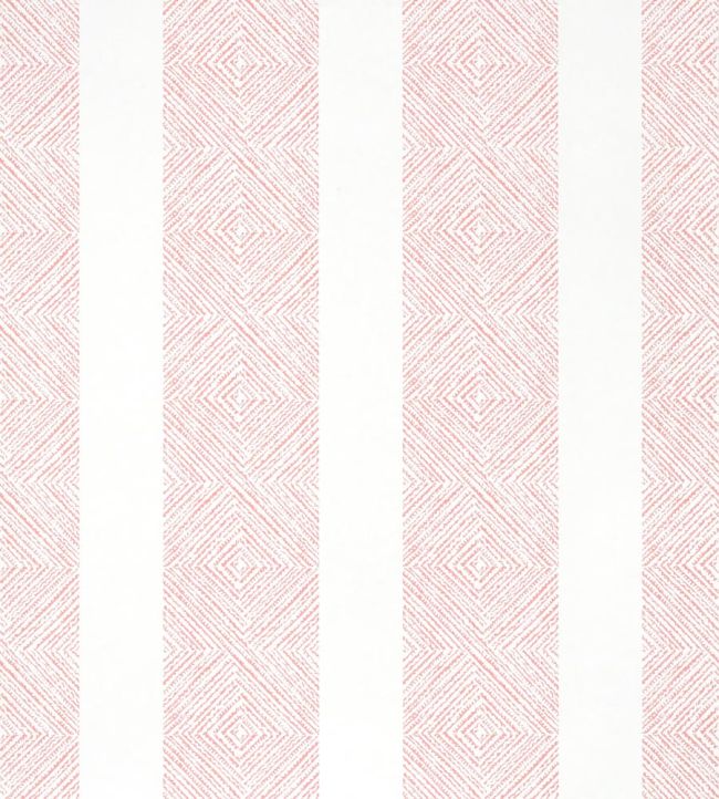 Clipperton Stripe Wallpaper by Anna French Blush