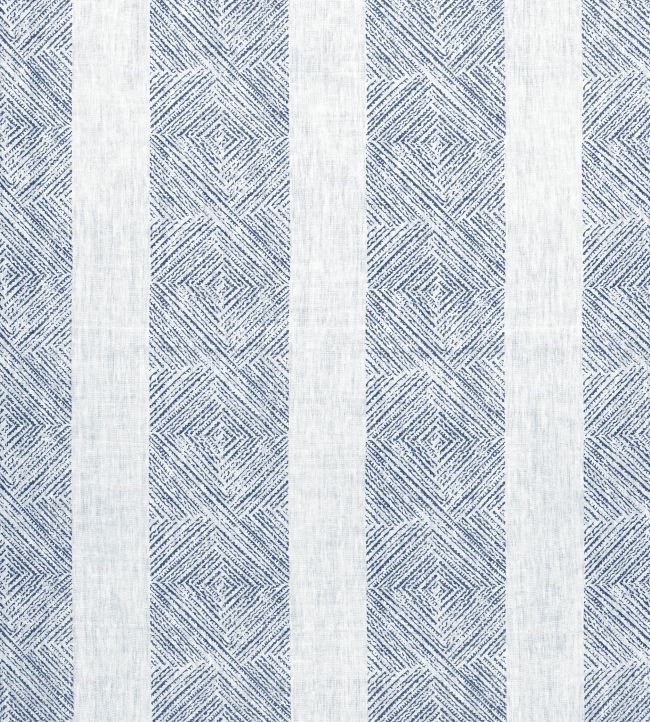 Clipperton Stripe Fabric by Anna French Navy