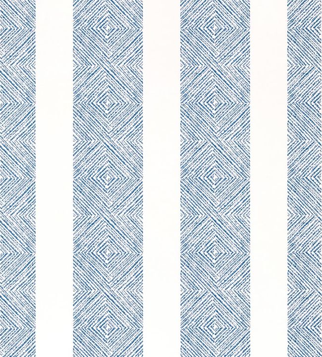 Clipperton Stripe Wallpaper by Anna French Navy