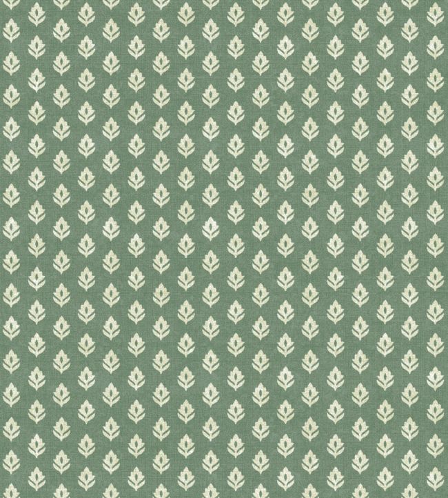 Clover Wallpaper by Coordonne Emerald
