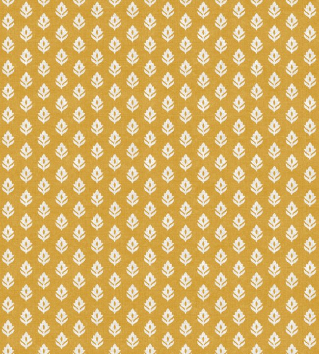 Clover Wallpaper by Coordonne Mustard