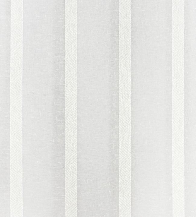 Cobble Hill Stripe Fabric by Thibaut Ivory