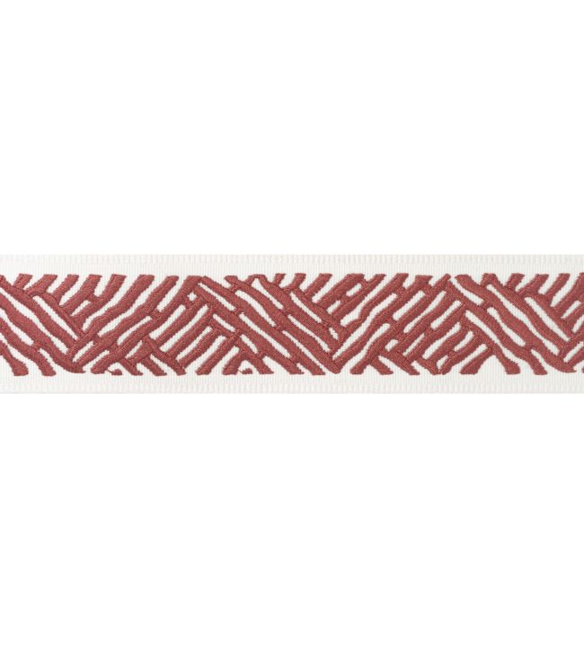 Cobble Hill Tape Trimming by Thibaut Cranberry