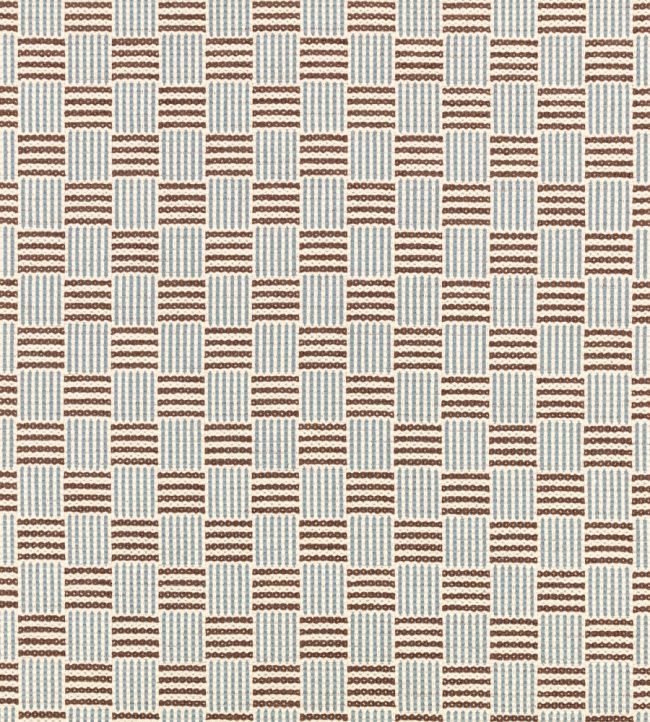 Coby Fabric by Romo Chocolate
