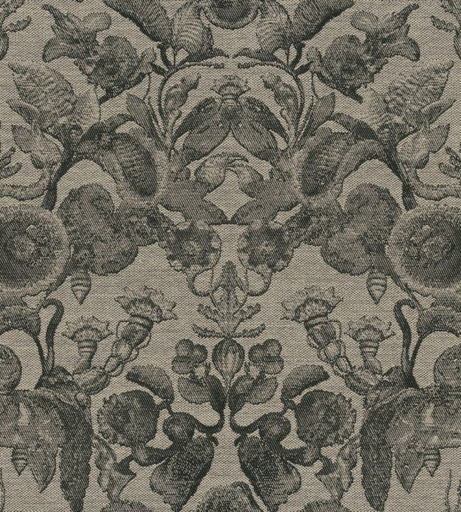 Coccinella Bella Jacquard Wallpaper by Moooi Black & Ivory