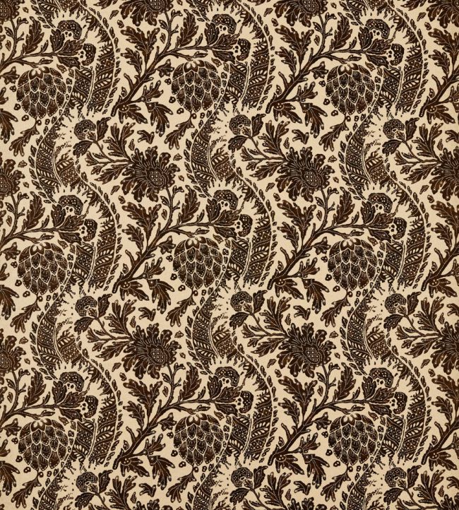 Cochin Fabric by Zoffany Vine Black