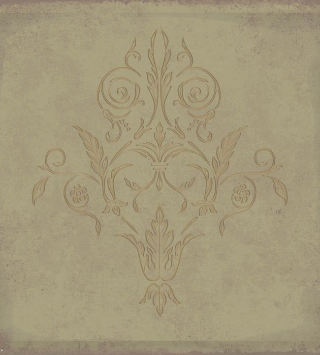 Albery Wallpaper by Cole & Son Soft Gold