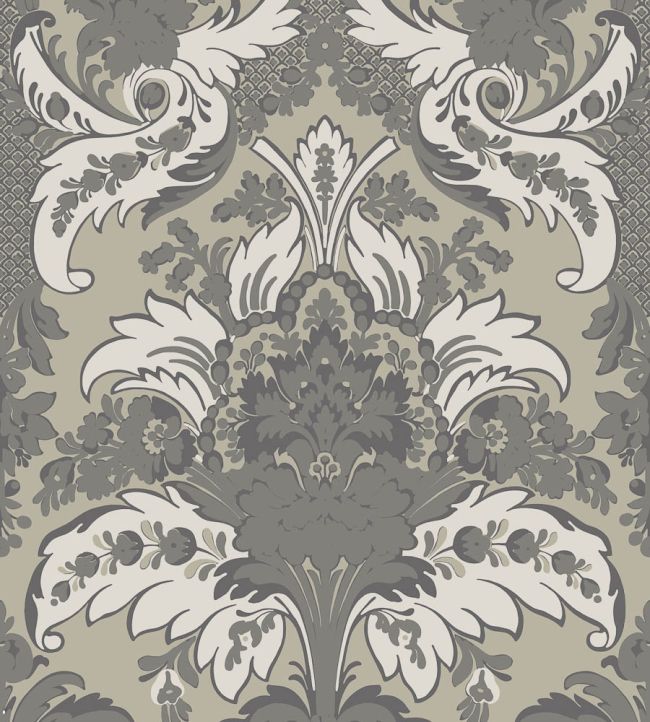 Aldwych Wallpaper by Cole & Son Silver & White