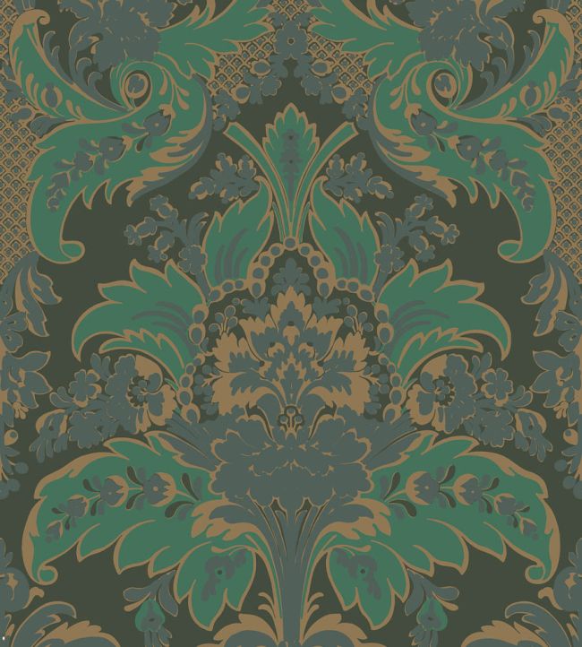 Aldwych Wallpaper by Cole & Son Green & Gold