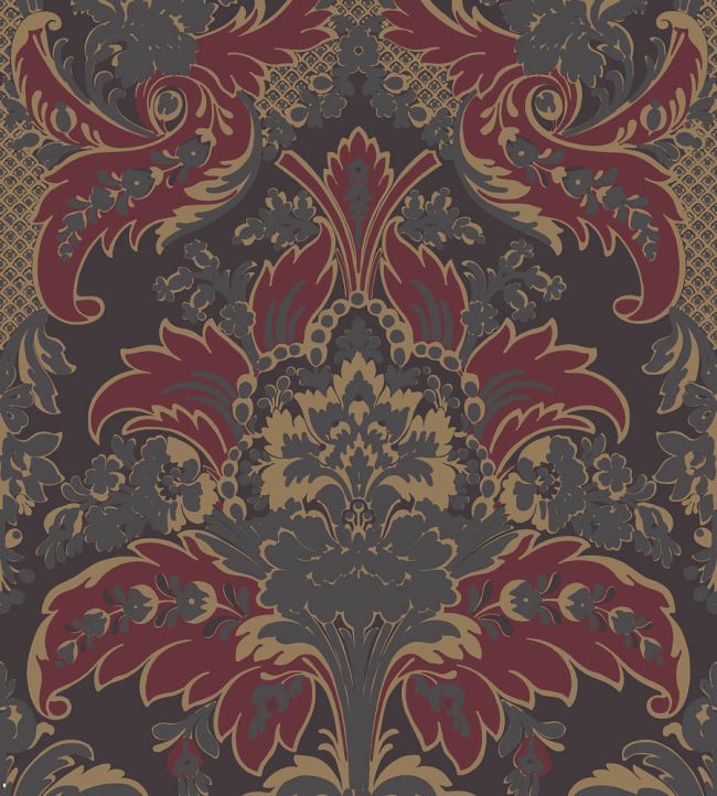 Aldwych Wallpaper by Cole & Son Red & Gold