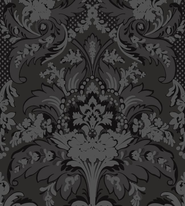Aldwych Wallpaper by Cole & Son Black & Graphite