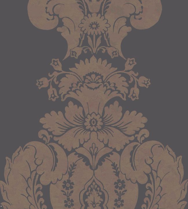 Baudelaire Wallpaper by Cole & Son Black & Bronze