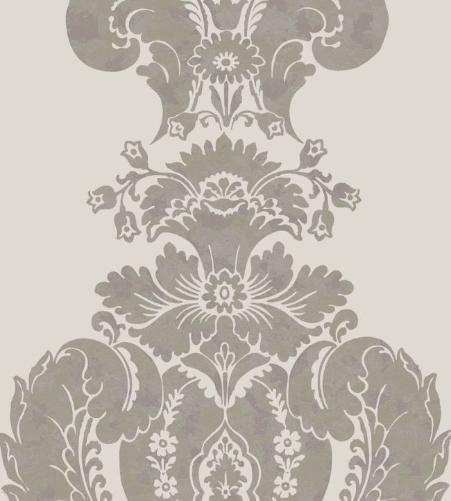Baudelaire Wallpaper by Cole & Son Grey & Silver