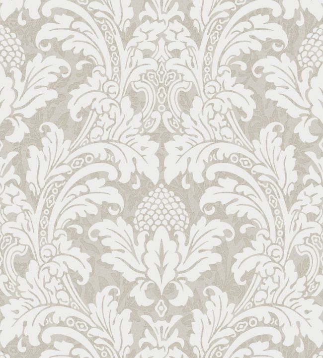 Blake Wallpaper by Cole & Son White & Silver