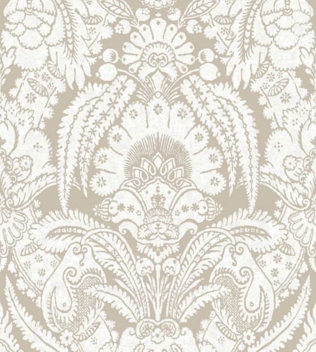Chatterton Wallpaper by Cole & Son Linen & White