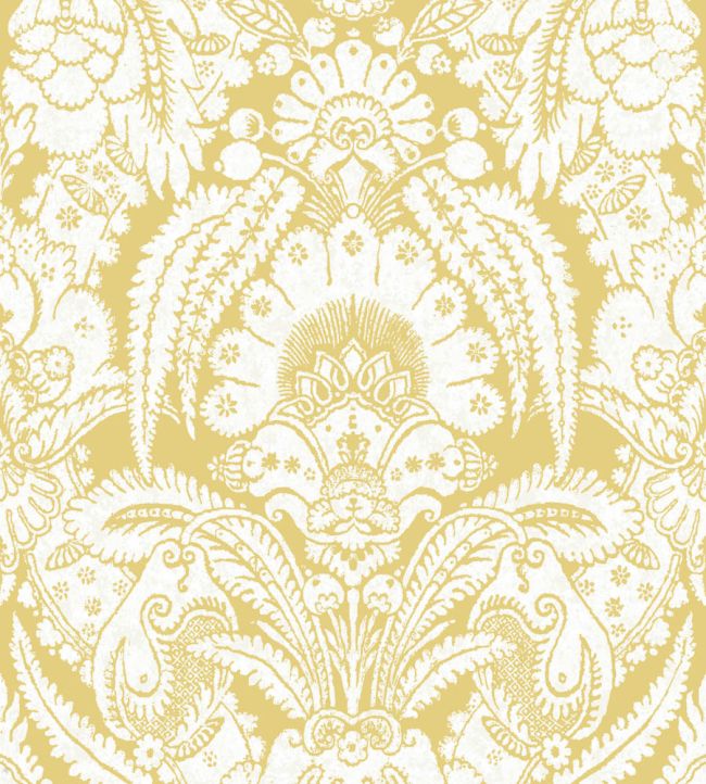 Chatterton Wallpaper by Cole & Son French Yellow & Ivory