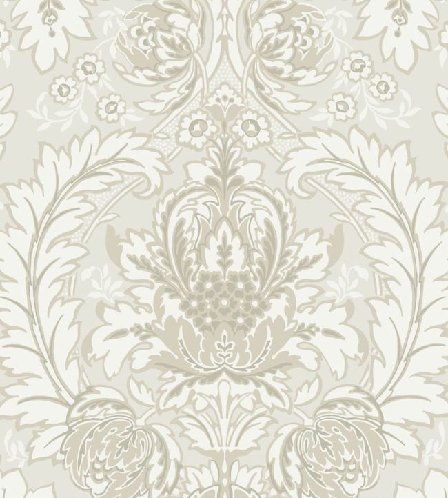 Coleridge Wallpaper by Cole & Son White & Ivory