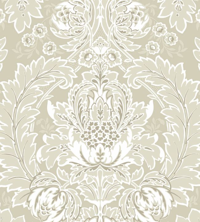 Coleridge Wallpaper by Cole & Son Linen & White
