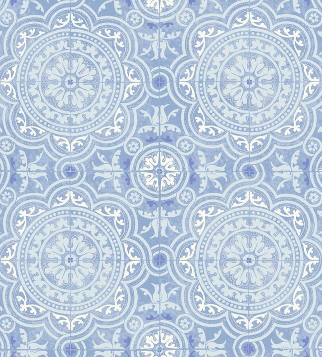 Piccadilly Wallpaper by Cole & Son Soft Blue