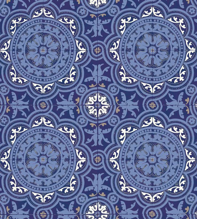 Piccadilly Wallpaper by Cole & Son Blue
