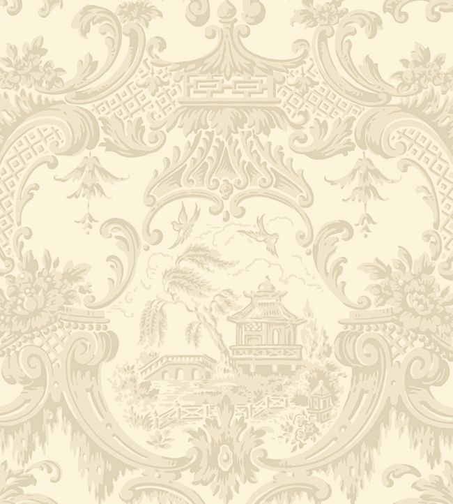 Chippendale China Wallpaper by Cole & Son Cream