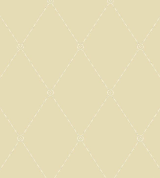 Large Georgian Rope Trellis Wallpaper by Cole & Son Oat