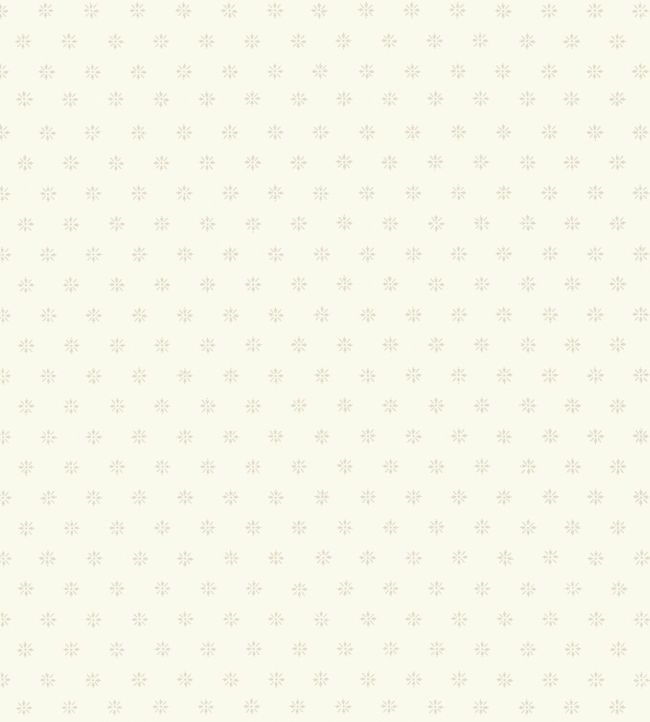Victorian Star Wallpaper by Cole & Son White