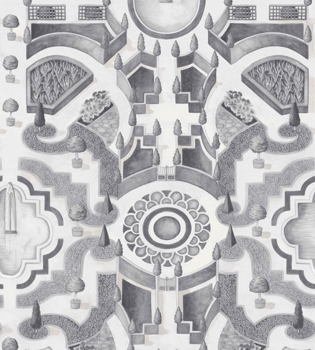 Topiary Wallpaper by Cole & Son Soot