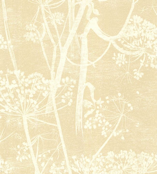 Cow Parsley Wallpaper by Cole & Son Warm Sand