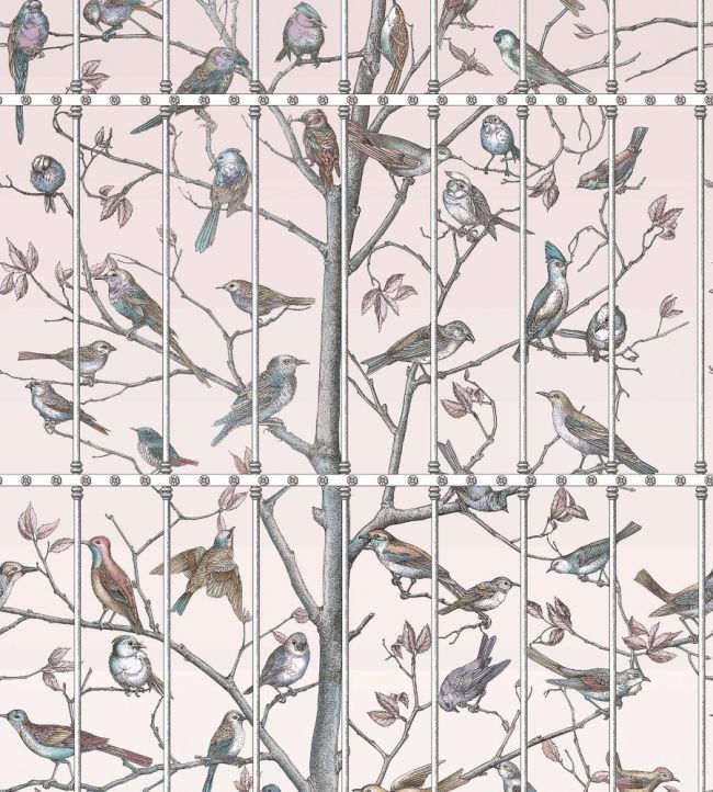 Uccelli Mural by Cole & Son Ballet Slipper