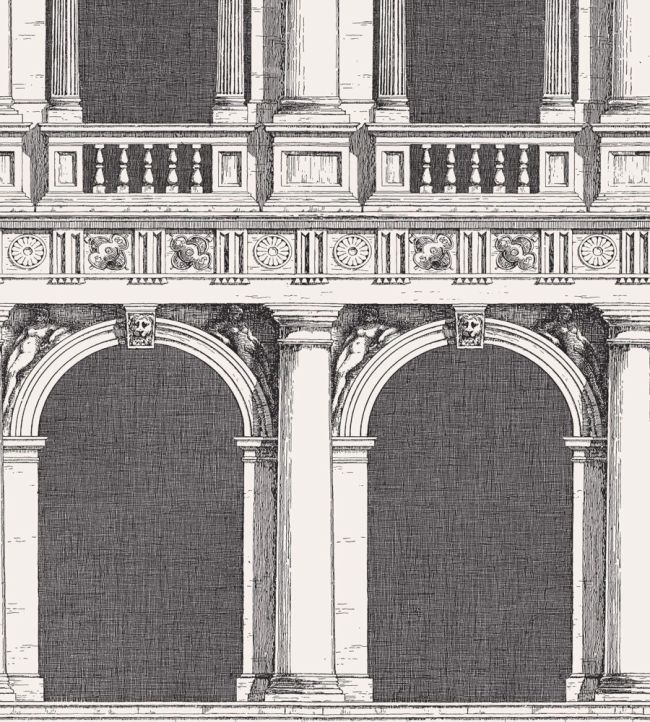 Procuratie Wallpaper by Cole & Son Black and White