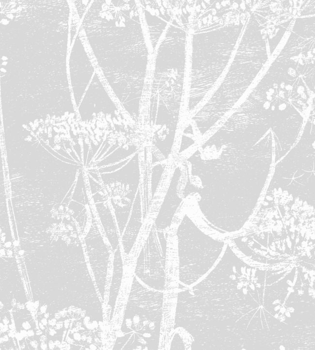 Cow Parsley Fabric by Cole & Son Soft Grey