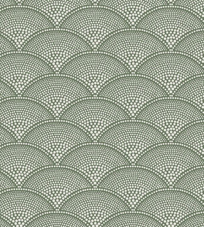 Feather Fan Fabric by Cole & Son Old Olive
