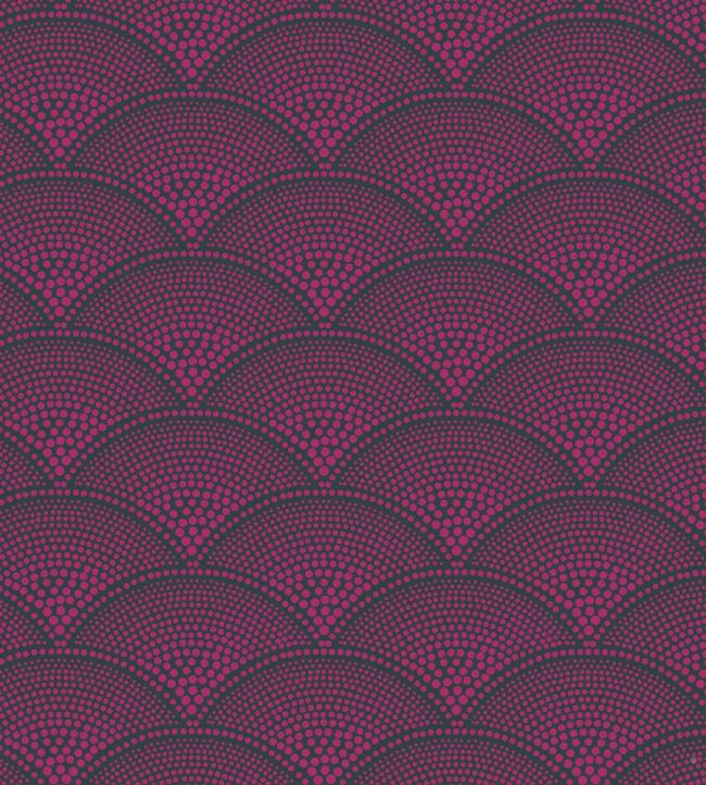 Feather Fan Fabric by Cole & Son Magenta