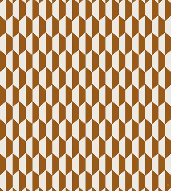 Tile Fabric by Cole & Son Bronze/Cream