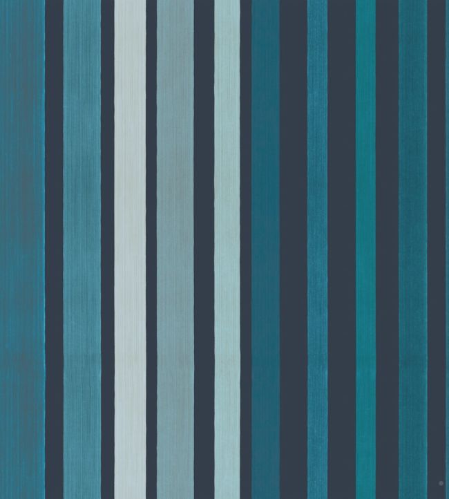 Carousel Stripe Wallpaper by Cole & Son Blue