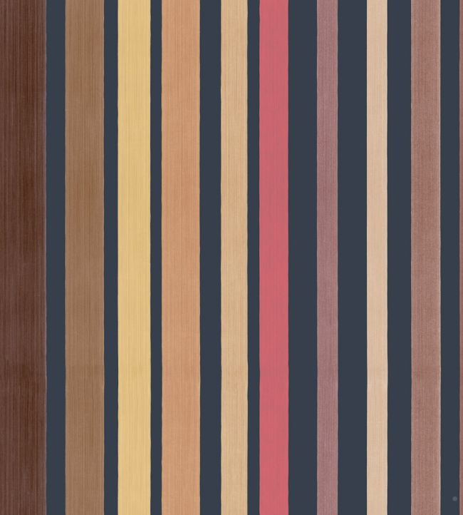 Carousel Stripe Wallpaper by Cole & Son Pink