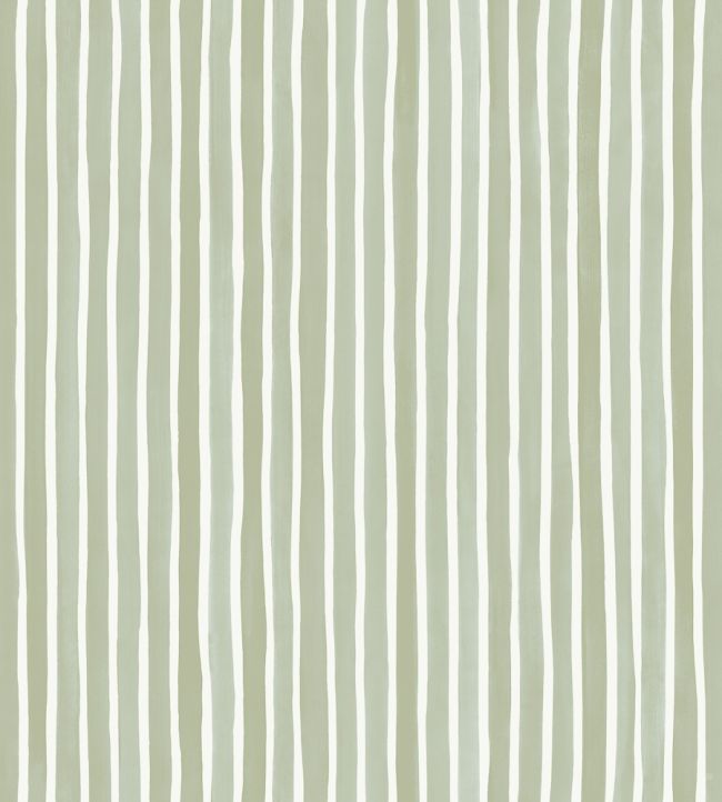 Croquet Stripe Wallpaper by Cole & Son Olive