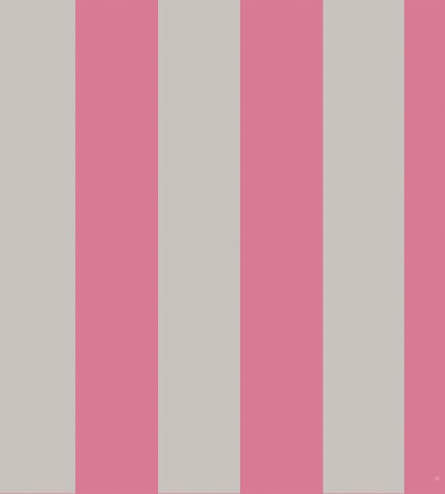 Glastonbury Stripe Wallpaper by Cole & Son Pink/Linen