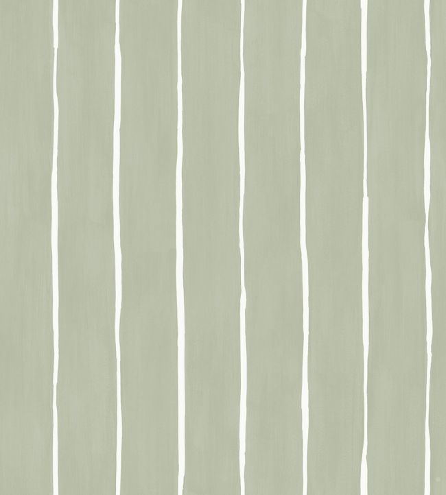 Marquee Stripe Wallpaper by Cole & Son Soft Olive
