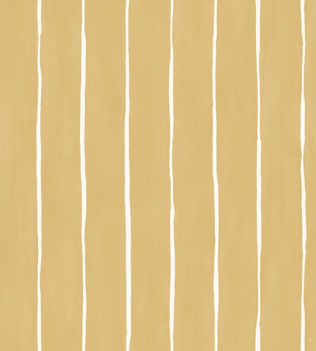 Marquee Stripe Wallpaper by Cole & Son Mustard