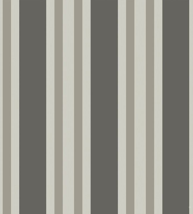 Polo Stripe Wallpaper by Cole & Son Black/White