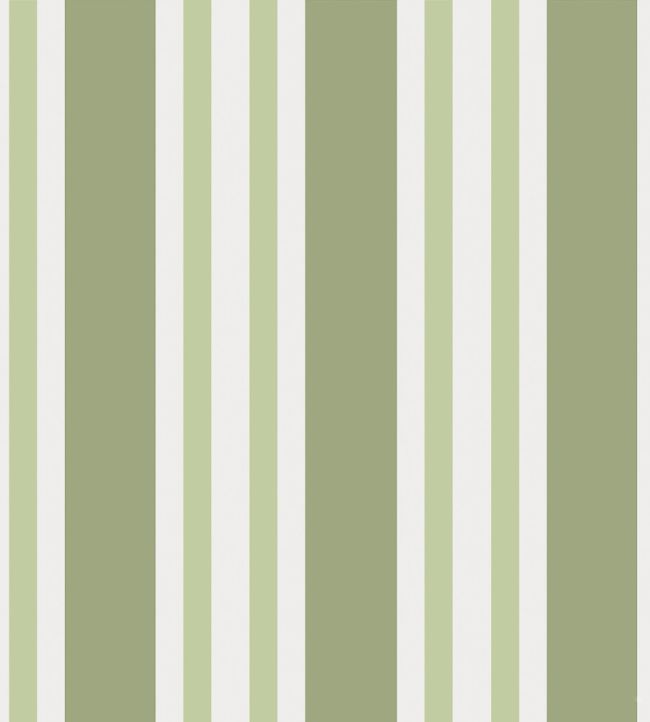 Polo Stripe Wallpaper by Cole & Son Leaf Green