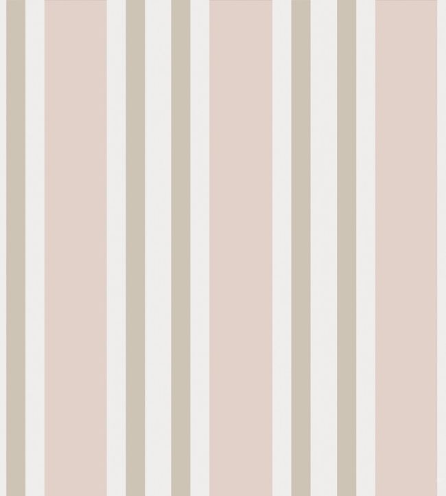 Polo Stripe Wallpaper by Cole & Son Soft Pink