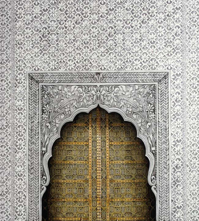 Bahia Mural by Cole & Son Gold/Stone